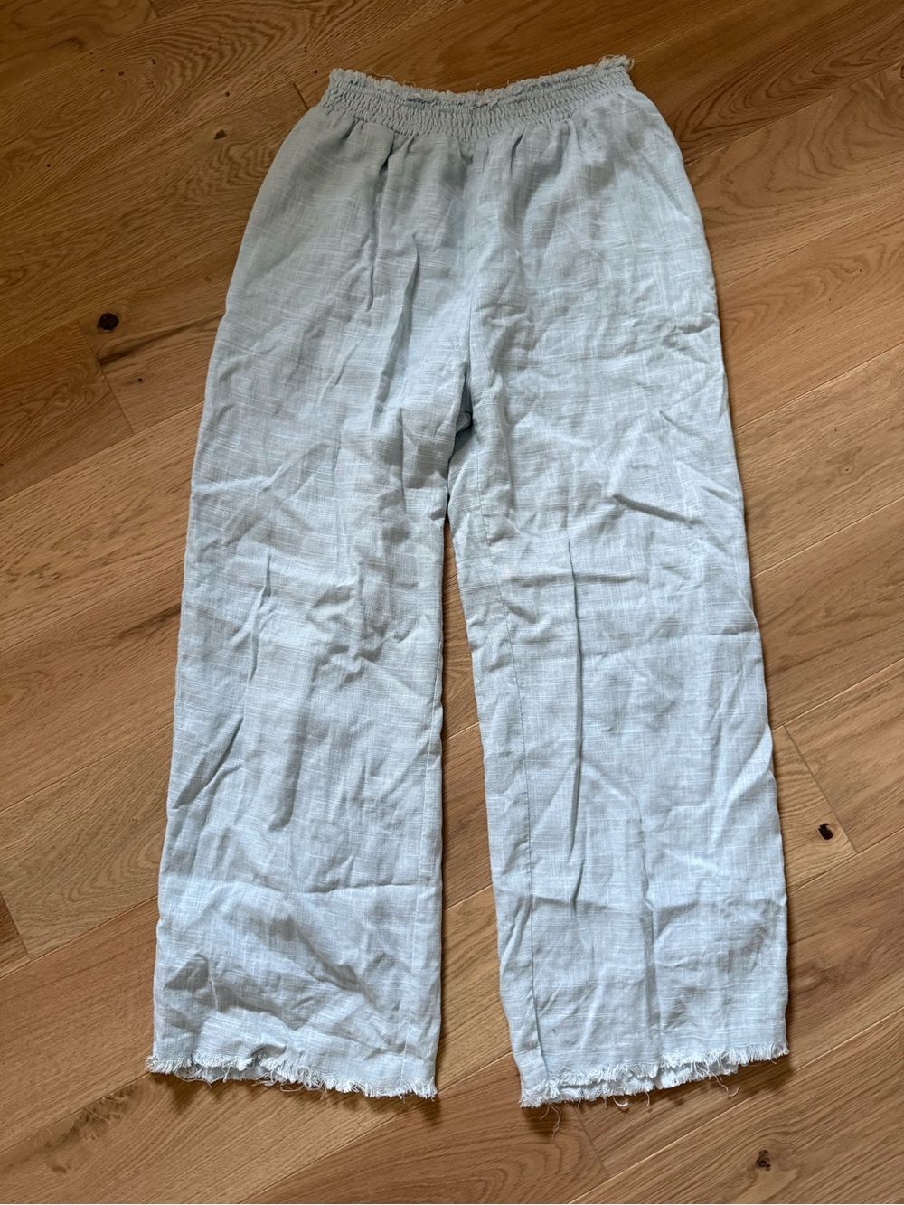 Solai the Label Light Blue Linen pants